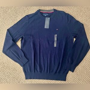 Tommy Hilfiger Men’s Crewneck Sweater NWT Navy Blue Medium